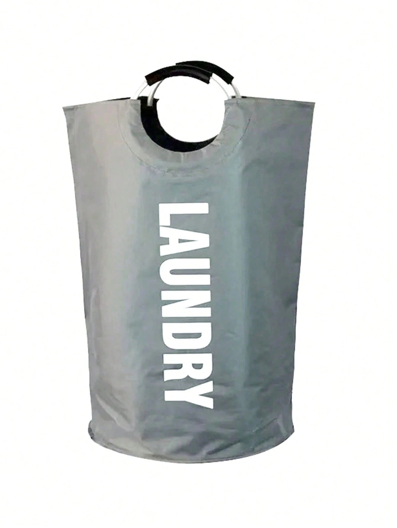 Extra Large High Quality Laundry Basket With Soft Padded Handles - Fabric Laundry Hamper, Foldable Round Basket, Suitable For Various Room Types, Casual Style Clothes Storage Box, Laundry Accessories, Laundry Basket, Space Saving