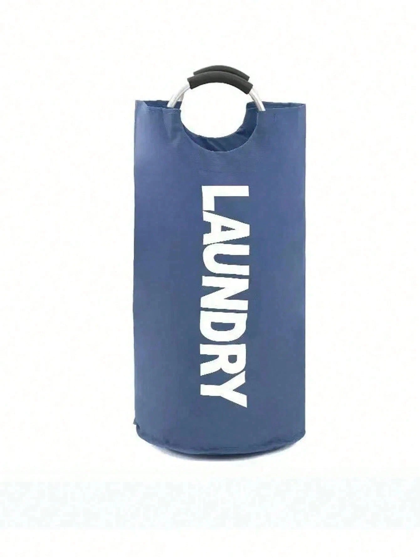 Extra Large High Quality Laundry Basket With Soft Padded Handles - Fabric Laundry Hamper, Foldable Round Basket, Suitable For Various Room Types, Casual Style Clothes Storage Box, Laundry Accessories, Laundry Basket, Space Saving