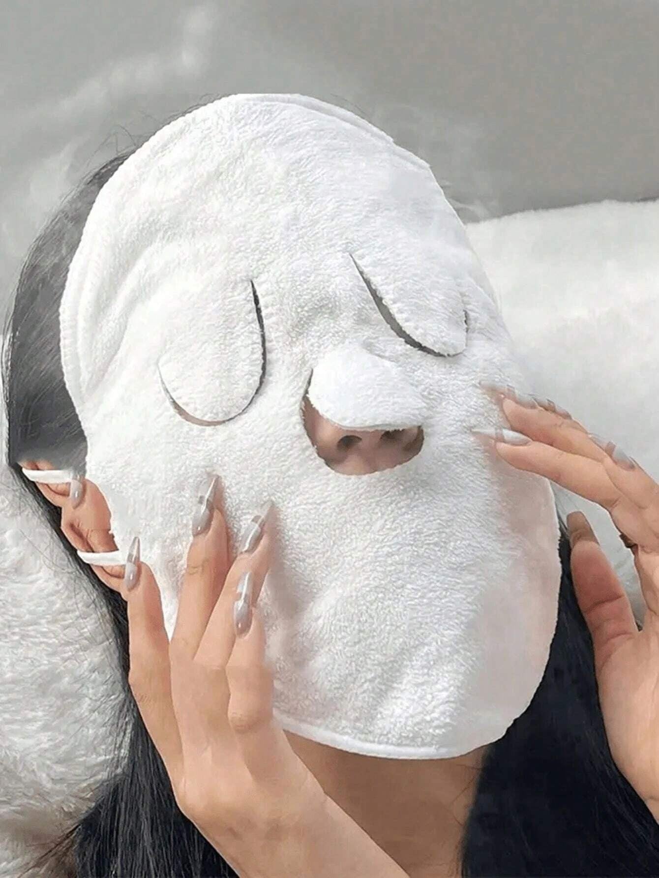 Reusable Facial Steam Towel, Suitable For Cold & Hot Skin Care, Moisturizing Facial Steam Towel, For Home & Salon Use
