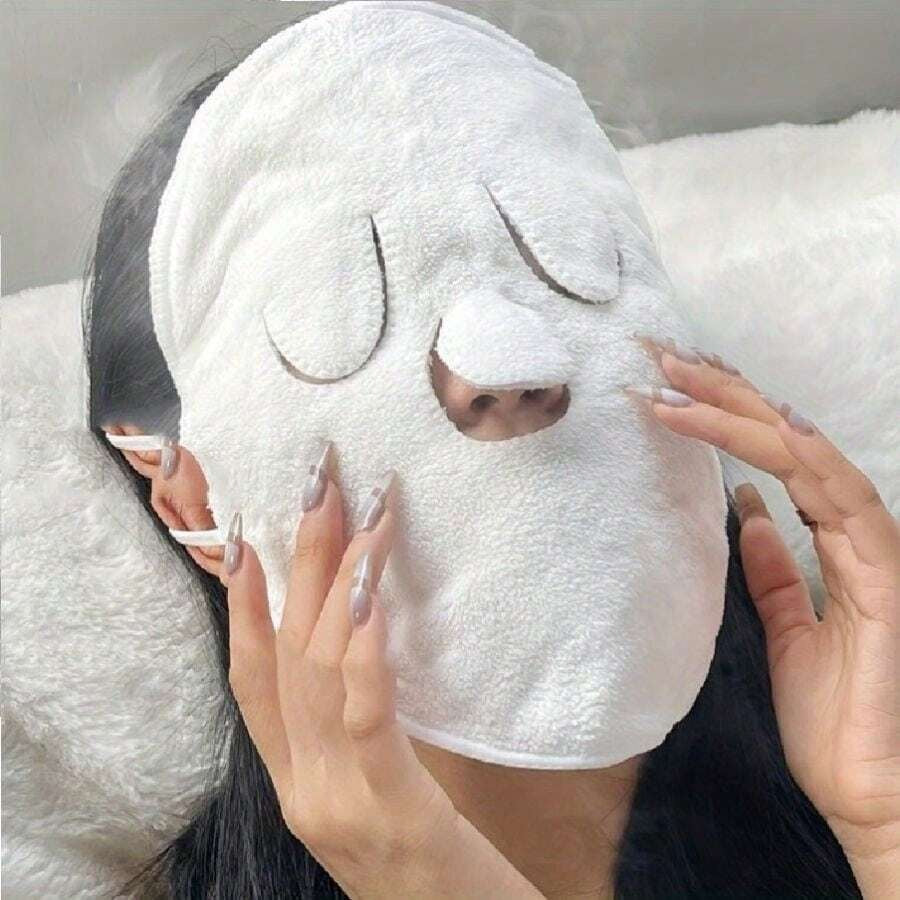 Reusable Facial Steam Towel, Suitable For Cold & Hot Skin Care, Moisturizing Facial Steam Towel, For Home & Salon Use